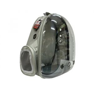 Mon ami Luki - Sac &agrave; dos de transport - GRIS - Chien et Chat - 41X33X25CM