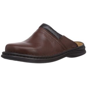 Josef Seibel Max Hommes Sabots | Chaussures Homme en Cuir V&eacute;ritable, Marron (300 Brandy), 47 EU (12 UK)