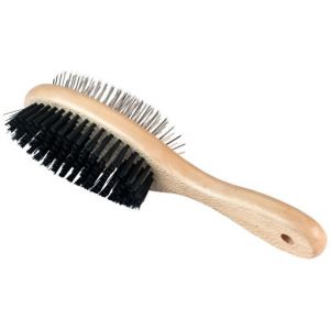 Kerbl Brosse Ovale Double pour Chien