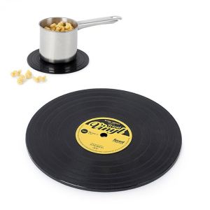 Image de Balvi Dessous de plat The Coasters disque vinyle en silicone