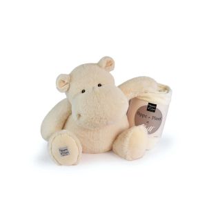 Histoire d'ours Peluche hippo + plaid VERT