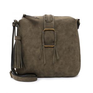 Tamaris Sac &agrave; bandouli&egrave;re 'Janina' kaki - Couleur Kaki - Taille One Size
