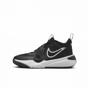 Nike Chaussure de basketball Team Hustle D 11 pour ado - Noir - Taille 35.5 - Unisex