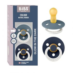 Pack de 2 sucettes Colour Caoutchouc phosphorescente 6 -18mois