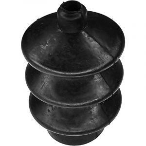 Cyclingcolors Soufflet levier de vitesse caoutchouc protection noir souple voiture moto tracteur mini pelle tondeuse machine boite poussière, 8x25x70mm