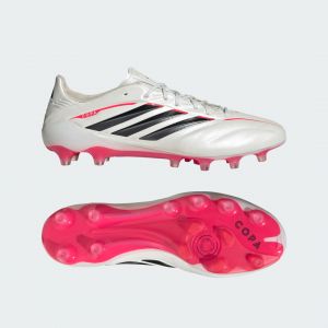Adidas Copa Pure Elite IV AG Born For Goals - Blanc/Argent&eacute;/Noir/Lucid Red PR&Eacute;-COMMANDE - Herbe synth&eacute;tique (AG), pointure 40⅔ - ['Blanc'] - Taille 40⅔