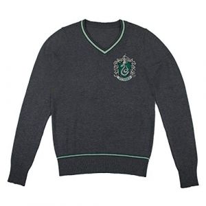 Cinereplicas Pull Harry Potter Poudlard - col V Gris,Serpentard,XS Enfant