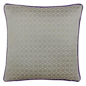 Riva Paoletti - Housse de coussin Balham (45x45cm) (Beige/ violet) - UTRV1266