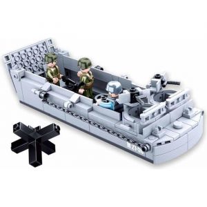 Sluban JEU DE CONSTRUCTION ARMY NAVIRE DE DEBARQUEMENT ALLIE MILITAIRE ARMEE M38-B0855
