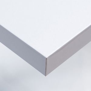 Dimexact Rev&ecirc;tement Adh&eacute;sif En Vinyle Blanc Paillet&eacute; Aspect Gloss Pour Murs Et Meubles, De L : 1.22 M X H : 0.5 M, En Rouleau