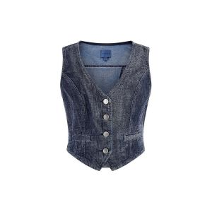 Guess Veste en jean sans manches femme Adele