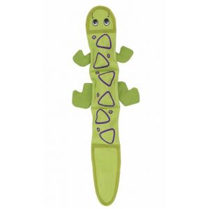 Outward Hound Jouet pour chiens Lézard Fire Biterz 3 Sifflets Vert