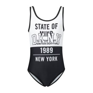 DKNY Maillot de bain 1 piece Noir - Couleur Noir - Taille 6-8 ans