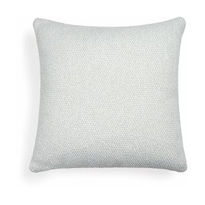 Ethnicraft Coussin d'extérieur Boucle / 50 x 50 cm blanc en tissu
