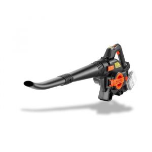 Fuxtec Souffleur/aspirateur de feuilles à batterie 40 Volt 2en1, puissant broyeur de feuilles, sac à feuilles inclus, poignée ergonomique, FX-E2LBS