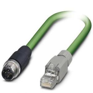 Câble de raccordement réseau M12 / RJ45 CAT 5, CAT 5e SF/UTP Phoenix Contact