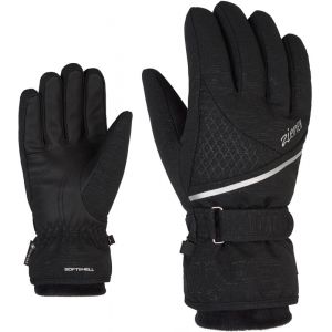 Ziener Kiana GTX + Gore Plus Warm Gloves Women, noir/gris 7,5 Gants & Mitaines sports d'hiver