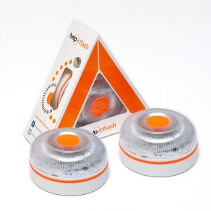 Image de Aide Flash V2.0 Pack 2 Dispositif de Signalisation V16 Homologu&eacute; DGT