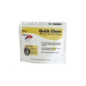 Medela 008.004 - Sachets de st&eacute;rilisation Quick Clean pour micro-ondes