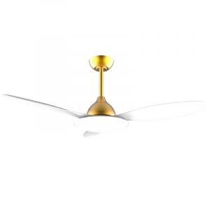 Cecotec EnergySilence 4800 Light Goldwhite Ventilateur de Plafond avec Lumière et Contrôle 36W Or/Blanc