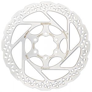 Image de Shimano SM-RT56 Disque de frein pour freins Deore 6 trous Argent argent Diamètre 180 mm