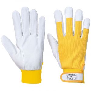 Portwest Gants de travail Cuir TERGUS GLOVE Jaune 9