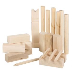 Eddy Toys Bois kubbspel 25cm 21 pièces