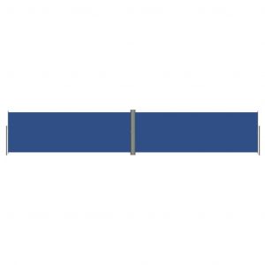 VidaXL Auvent latéral rétractable Bleu 180x1000 cm