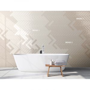 Cromia26 Beige 3 - 6,5x26,6 Cm - Faïence Effet Zellige Beige