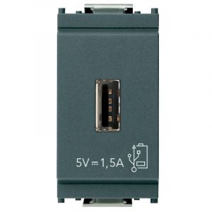 Alimentation usb 5v1,5a 1m gris 16292
