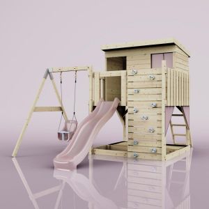 Aire de jeux PolarPlay Tjorven, Bébé / Vieux rose