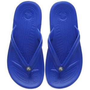 Image de Crocs Crocband Flip, Tongs Mixte Adulte, Bleu (Bright Cobalt/White 4kg), 41/42 EU