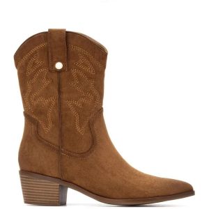 Xti Bottes de cowboy Femme Camel - Chaussures confortables et polyvalentes - Mode d&eacute;contract&eacute;e - Mod&egrave;le 14430702 (Taille37)