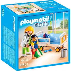 Playmobil 6661 City Life - Chambre d'enfant avec médecin