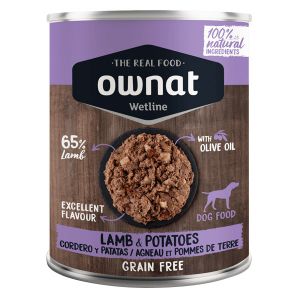 Image de Ownat Boîte Chien Wetline Sans céréales - Agneau et Pomme de terre - 400g