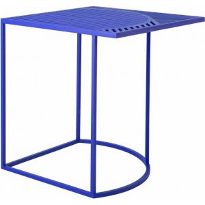 Image de Petite friture Table basse Iso-B / 46 x 46 x H 48 cm bleu en métal