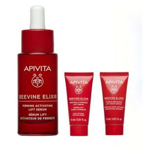 Uriage Apivita Xmas Beevine Elixir Crema Anti-Rughe Leggera + Crema Notte + Siero Anti-Rughe
