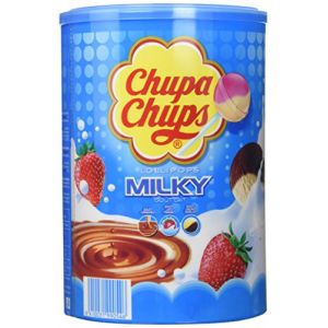 Chupa Chups Tubo de 100 Sucettes Lait 1,2 kg