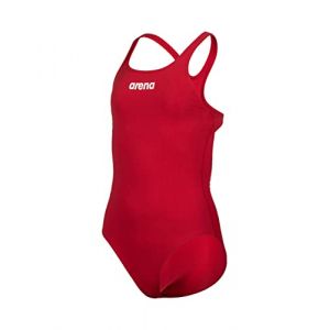 Image de Arena Fille Girl's Team Swimsuit Swim Pro Solid Une pi ce, Red-white, 14-15 ans EU