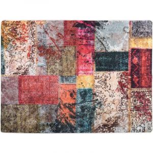 VidaXL Tapis Lavable Multicolore 400x300 Cm Antidérapant