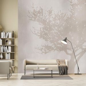 Hexoa Hxadeco - Papier peint a l ombre d un arbre