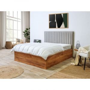 Bobochic Lit coffre oceane rangement xl 180x200 Beige