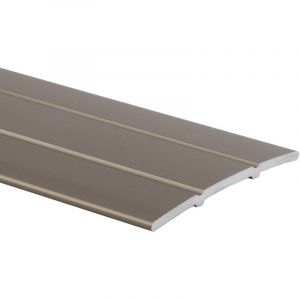 Seuil de transition Transition entre les revêtements de sol Auto-adhésif Acier inoxydable mat 38 mm