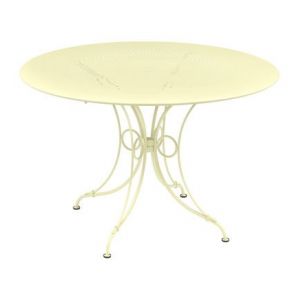 Image de Fermob 1900 Table 2020 - A6 citron givré - Ø 117