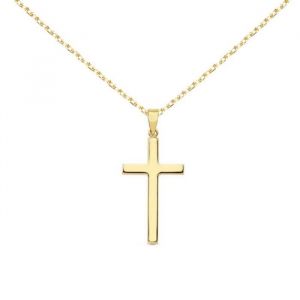 Collier L'atelier D'azur Collier - Médaille Croix Or 18 Carats 750/000 Jaune - Couleur Unique - Taille Doré