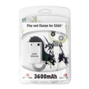 Trade Invaders Batterie + câble de recharge pour Xbox 360