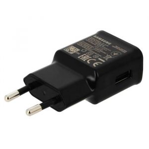 Samsung Chargeur Original pour USB-A 15W Quick 3.0 Charge Rapide Noir