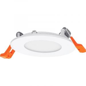 Osram Downlight Slim 85mm, spot encastrable LED, 4,5W, blanc neutre 4000K, 240 lumens, design fin, IP20, installation facile pour salons et cuisines