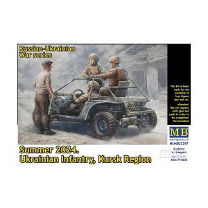 Master Box Maquette Russian-Ukrainian War series. Summer 2024. Ukrainian Infantry. Kursk Region 1/35 Maquette militaire - Mast-MB35247