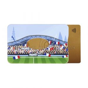 &Eacute;tui rigide anti-RFID - Color Pop - Collection Foot - Format compact - Fabrication fran&ccedil;aise